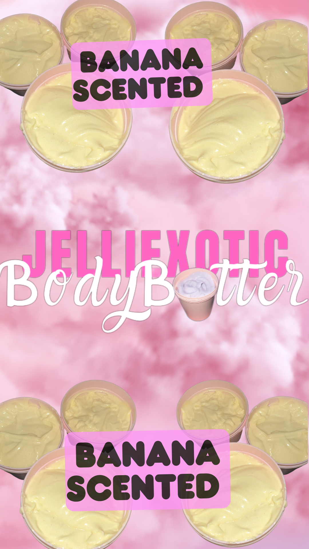 Banana scent body butter