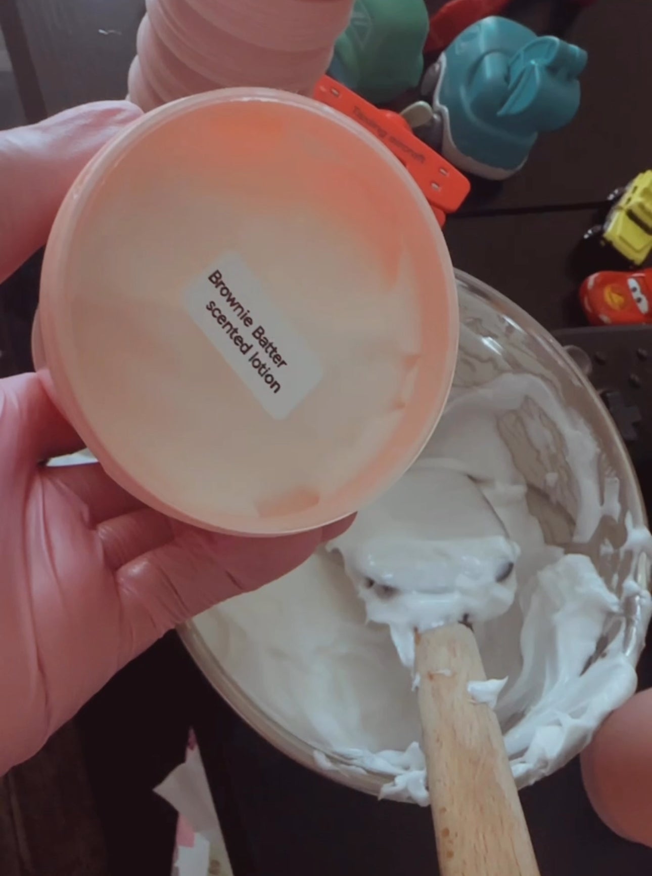 Vanilla scented lotion
