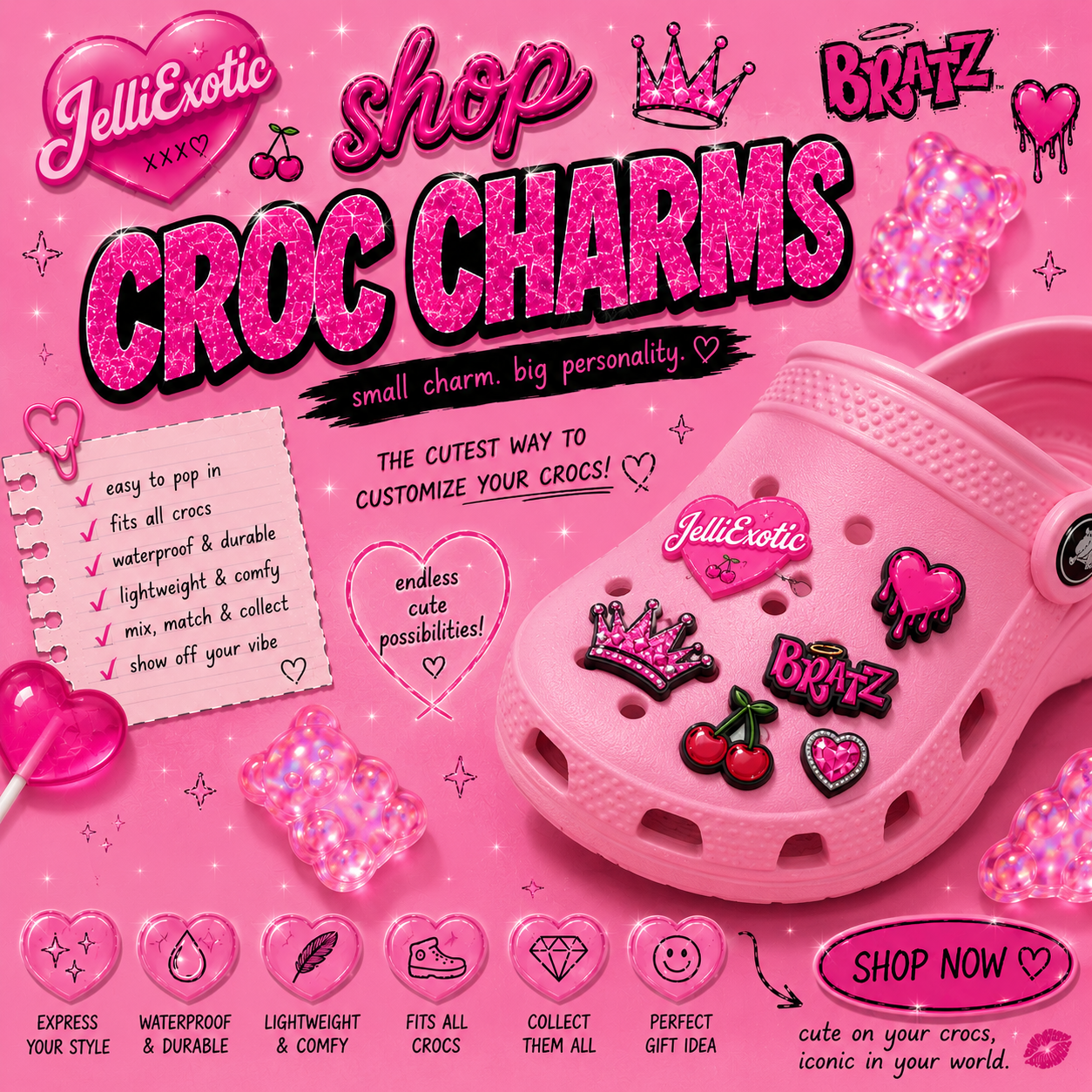 Croc Charms