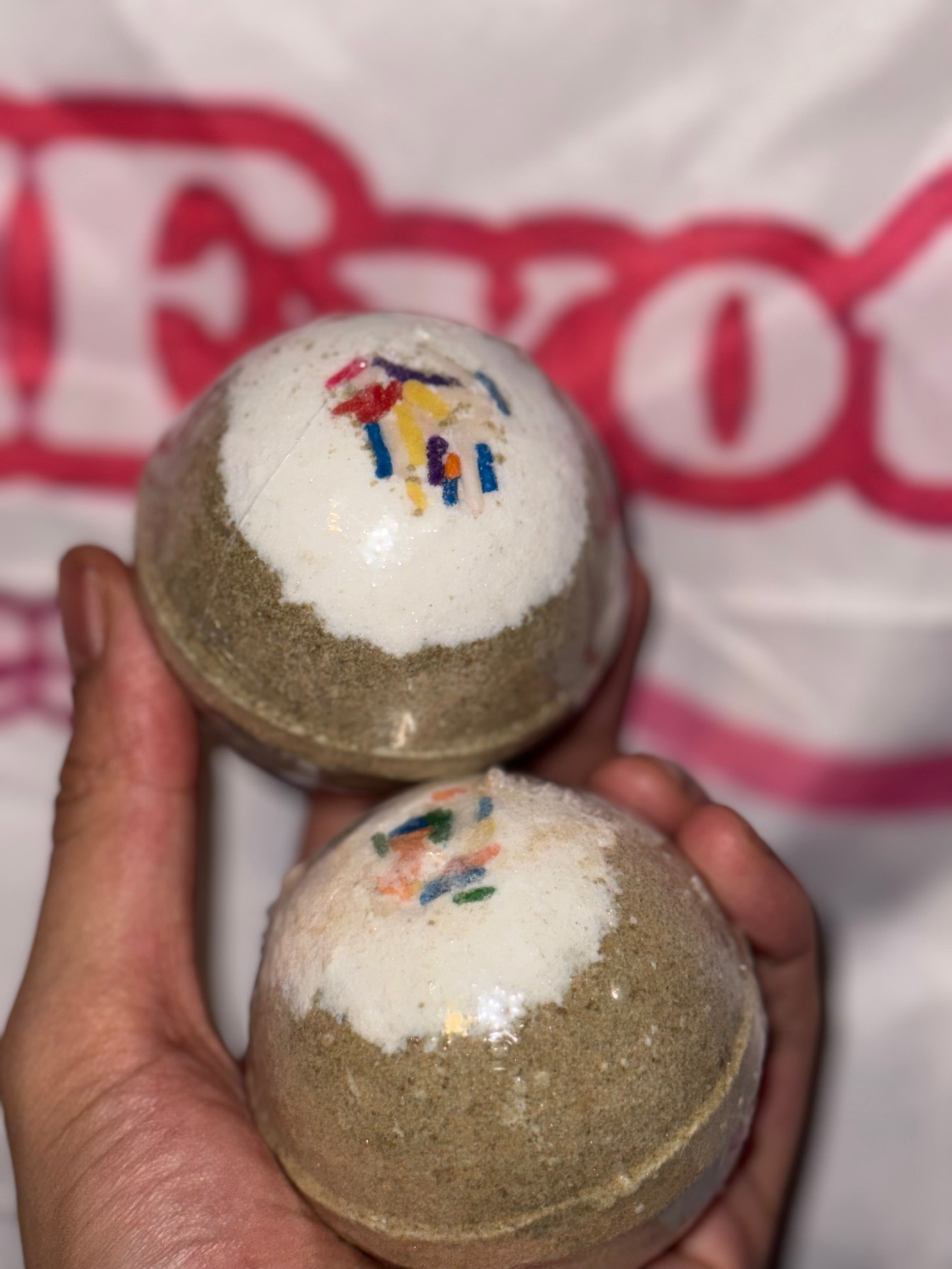 Rootbeer bath bomb