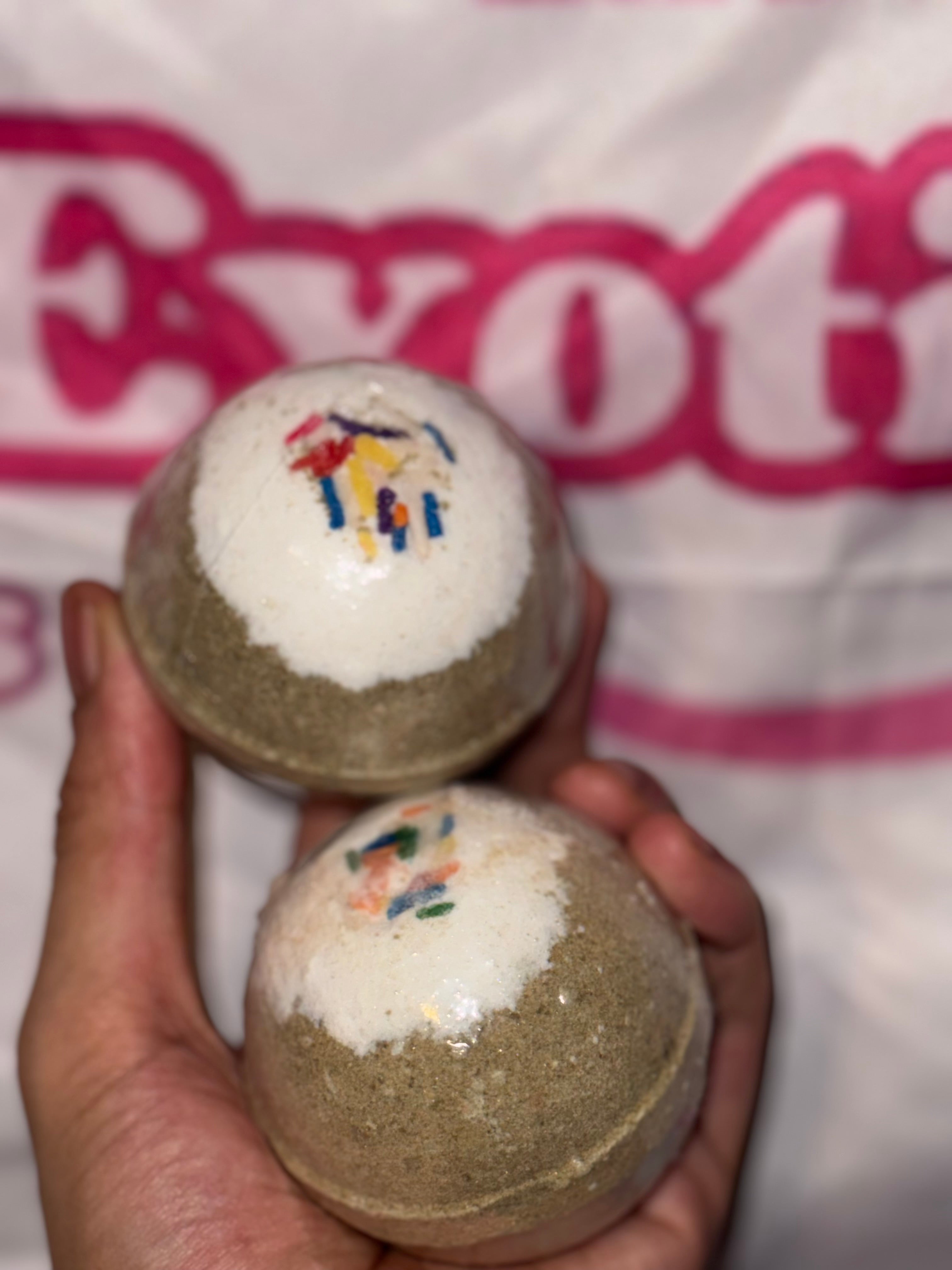 Rootbeer bath bomb