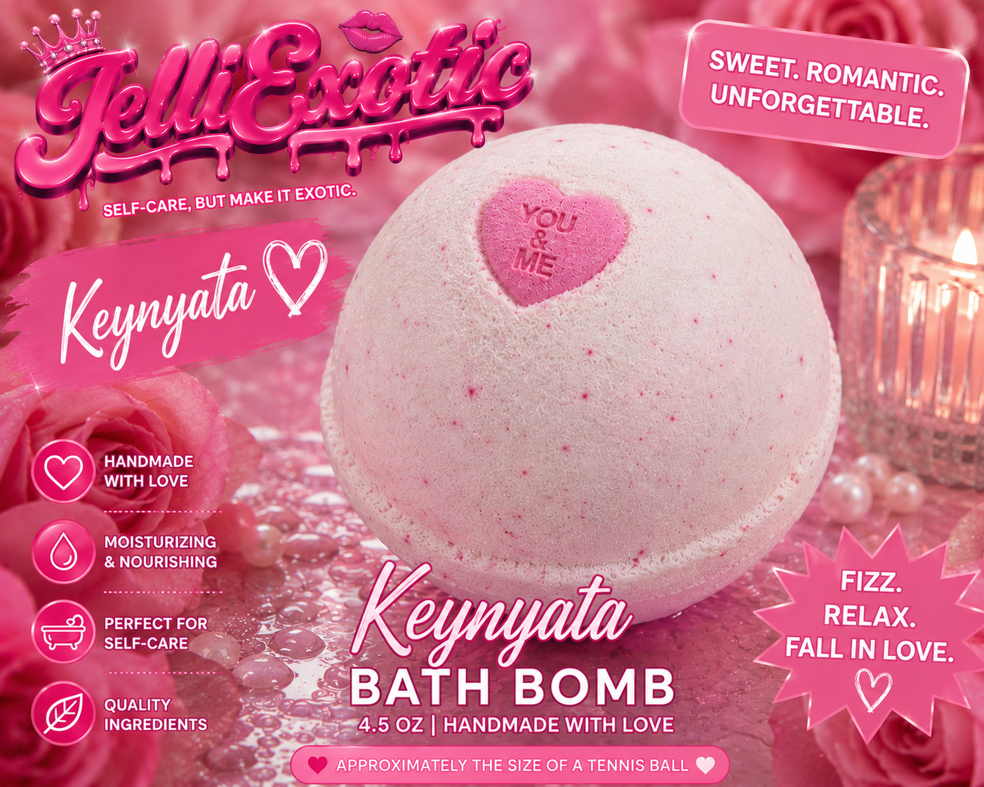 Keynyata Love 💕 BathBomb