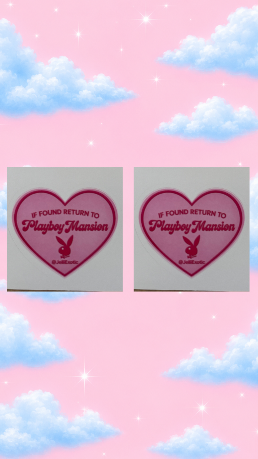 Heart stickers