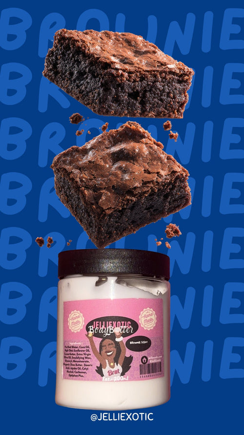 Brownie Bodybutter Handcrafted by JelliExotic